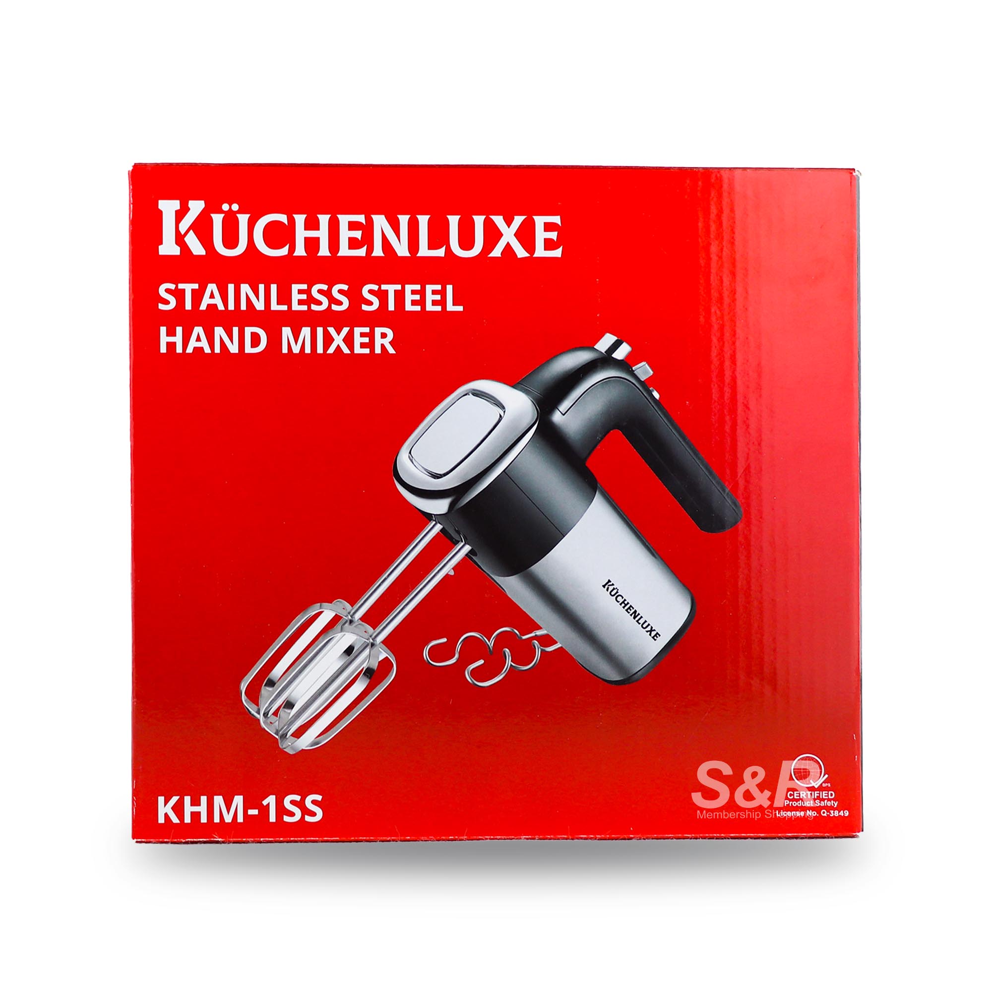 Kuchenluxe Stainless Steel Hand Mixer Kuchenluxe Stainless Steel Hand Mixer